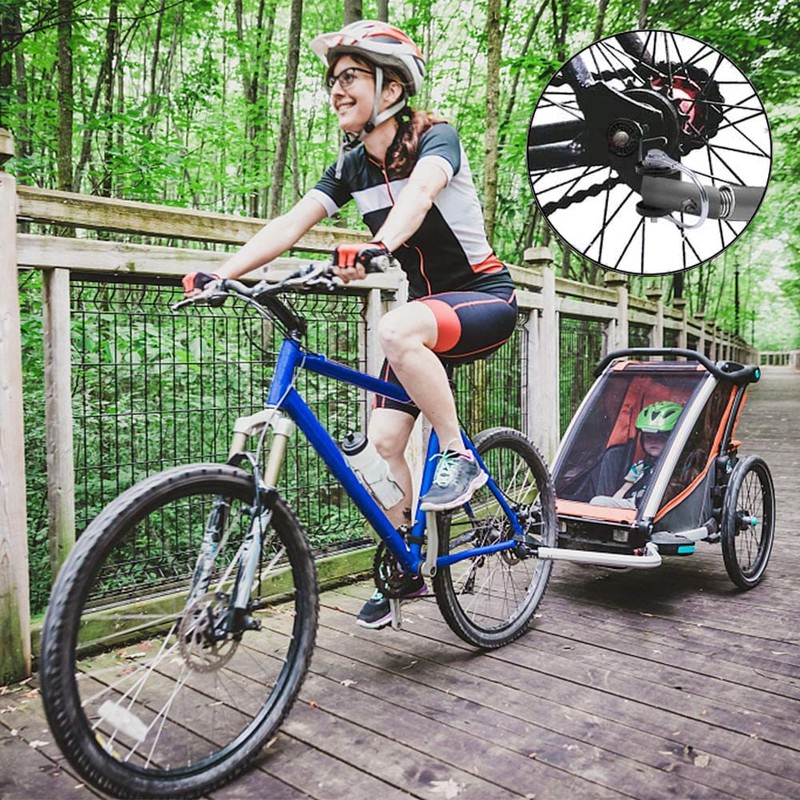 Gfamous Bicycle Trailer Coupling, Pack of 2 Bicycle Towing Hitch