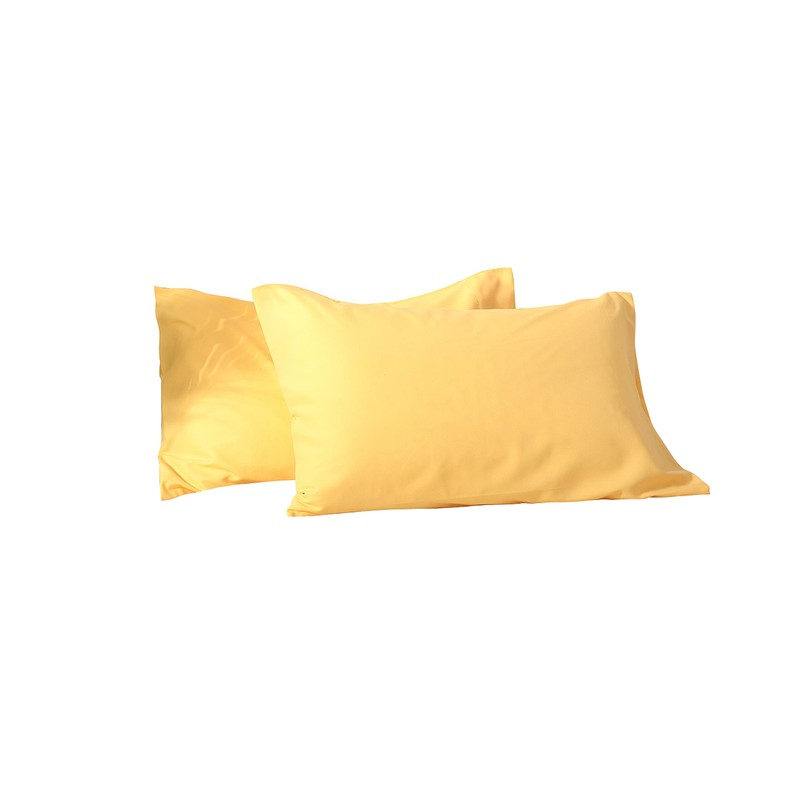 Evolive Ultra Soft Brushed Microfiber Standard Size 20"x30" Pillowcases Pair