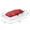 Stentec Window Hummingbird Feeder 2 Pack, Plastic Bird Feeding Tray