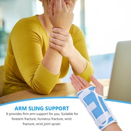 Gatuida 3pcs Breathable Forearm Sling Support Brace Arm Fixed Strap Forearm Guard Brace for Right Hand