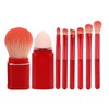 8 Pcs Makeup Brush Set Soft Bristles Retractable Powder Brush