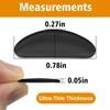 Adhesive Nose Pad,12 Pairs 1.3mm Ultra Thin Stick On Eyeglass