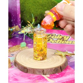 Magic Potions Craft Kit for Kids with 20-Piece Potion Bottles – Creative Fairy Potion-Making Set – for Christmas, Birthdays, and Imaginative Play for Girls and Boys Ages 6-10