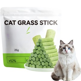 Cat Grass Teething Stick,Natural Catnip Chew Sticks,Catnip Sticks for Hairball Control,Cat Grass Dental Chew Sticks,Cat Dental Toy,Catnip Toys Sticks for Hairball Removal,Cat Teeth Cleaning Sticks