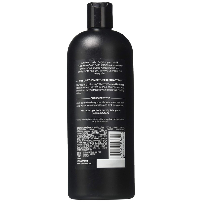 Tresemme Shampoo Moisture Rich 28 Ounce (828ml) (6 Pack)
