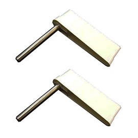 Pinball Flipper Shaft Assembly White - Set of 2