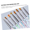 PACKOVE 8Pcs Manicure Nail Art Pens Nail Dotting and Painting