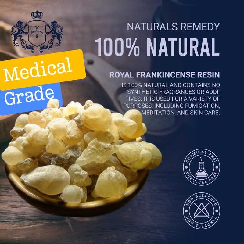 BENGRIN Royal Frankincense Resin, 50g, Natural Boswellia Sacra for Aromatherapy
