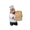 DD-life Toothpick Holder,Resin Chef Statue Toothpick Holder,Resin Toothpick Dispenser for
