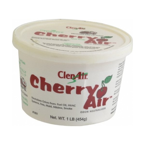 ClenAir Manufacturing Inc. 1801 1lb Tub Cherry Scent Odor Neutralizer Gel by clenair