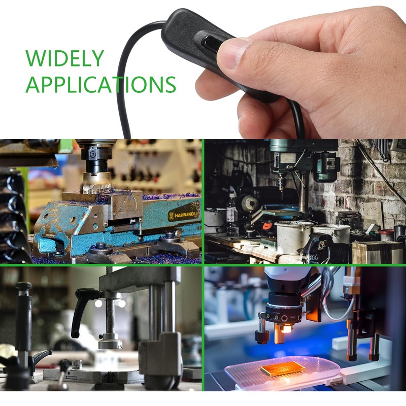 Xapolu Milling Machine Spindle Light, 50MM Waterproof Ring LED Magnetic