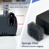 Automatic Small Sump Pump with Water Sensor, 8 FT Lift