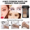 All-in-One Dark & Light Brown Eyebrow Powder Palette – Compact