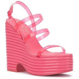 Jessica Simpson Women's Cholena Platform Wedge Sandal, Sunkissed, 7