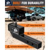 METOWARE Trailer Hitch Extender Fits 2" Receiver 2" Drop/Rise 7500