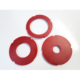Router Table Insert Ring Set 97mm Diameter Fits Many Sears Craftsman Ryobi Bosch (PLEASE MEASURE YOUR TABLE PRIOR TO ORDERING)
