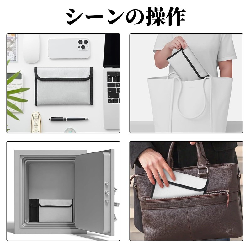 Doyeemei Fireproof, Disaster Preparedness Bag, Money Collecting Bag, Document Storage