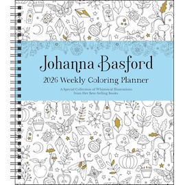 Johanna Basford 12-Month 2026 Weekly Coloring Calendar