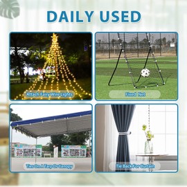 Tarp Bungee Straps with Balls 12 Inch,30 PCS Bungee Cords Ball Ties Heavy Duty Tarp Tie Down Bungee Cords for Canopy, Camping, Shelter,Gazebo,Projector Screen,Tent Poles with UV Resistant