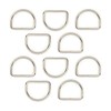 HAND 26mm Tall Silver Colour D Ring Buckle - for