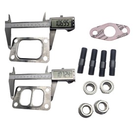 haoshun Turbo Stud Nut with Gaskets 5266419 4931642 3818824 For Cummins ISC ISL 6CT 6CT8.3 C Series Engine For Cummins 6.7L Engine