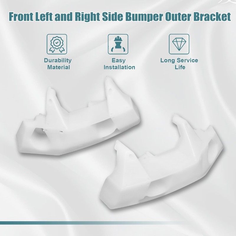 GXARTS 1 Pair Front Left and Right Side Bumper Outer