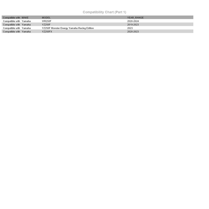 Tusk Radiator Hose Kit Blue Compatible with Yamaha YZ250F 2019-2023/YZ250FX