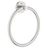 GROHE 40365DC1 Essentials Towel Ring, Super Steel