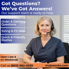 Mojo Compression Socks for Women and Men 20-30mmHg Plus Size - Medical Knee High Compression Stockings with Wide Calf for Flights, Airplane, Nursing - Black, 5X-Large - AB201