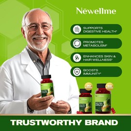 Apple cider Vinegar Gummies 15 days Clean, gluten-free, non-GMO, ACV Natural supplement [30 Gummies] for optimal diet health Dietary Edible Vitamin - Specification: 1 bottle of 60+60granules