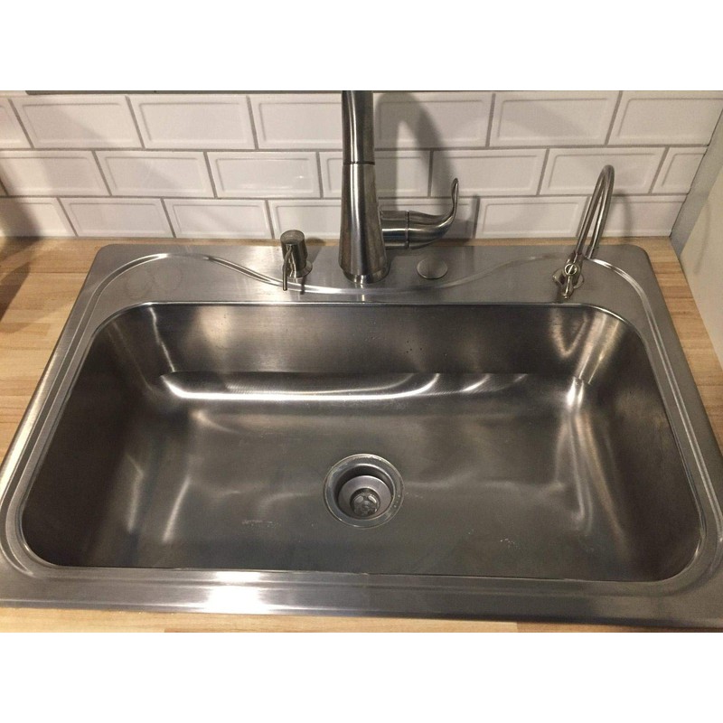 Onwon 2 Pieces Kitchen Faucet Hole Cover Sink Tap Hole