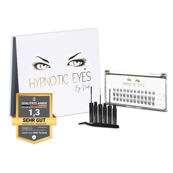 HYPNOTIC EYES Handmade Eyelash Extensions. Cluster Lashes Eyelash Extension. DIY