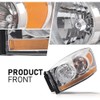 G-PLUS Headlights Assembly w/Bulbs Compatible with Dodge Ram 1500 06-08/Dodge