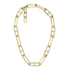 Fossil Women's Gold Stainless Steel Heritage Necklace, One Size