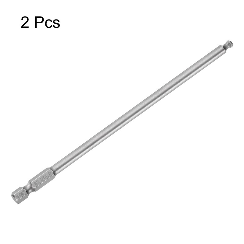 sourcing map 2pcs Ball End Hex Screwdriver Bit 4mm (H4.0)