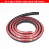 Seal Strip Big D-Shape Weatherstrip Door Seal 0.649" Height X