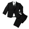 Spring Notion Baby Boys' Classic Fit Formal Black Dress Suit