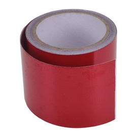 TUCKBOLD Truck RV Car Tape 3.15"x24.61ft Self-Adhesive | Fiberglass Leak-Proof Tent Awning Tape Tarpaulin Repair Tape Red 1pcs