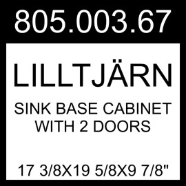 IKEA LILLTJÄRN Sink Base Cabinet With 2 Doors  805.003.67