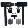 FYGL Lifting-Straps - Neoprene Padded Wrist-Wraps with Nylon Dura Grip