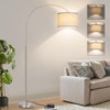Floor Lamp for Living Room, Dimmable Arc Floor Lamp with