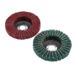1Pack 4" Grit 180# 320# Nylon Fiber Flap Polishing Grinding Disc Wheel Dia 100mm
