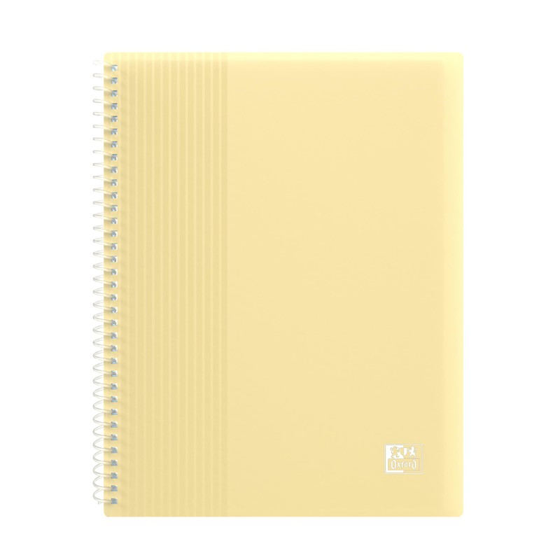 OXFORD School Life A5 Window 40 Pockets Polypropylene Cover Pastel