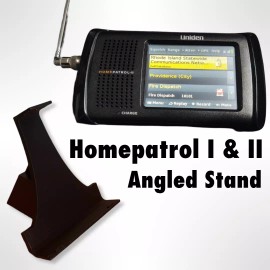 3DEXCEL Uniden Homepatrol 1 & 2 Scanner Angled Desktop Display Stand