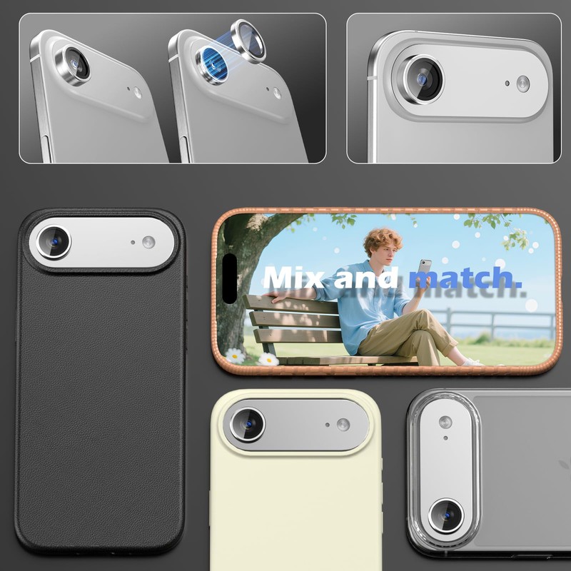 CloudValley for iPhone 17 Air Camera Lens Protector, [1 Second