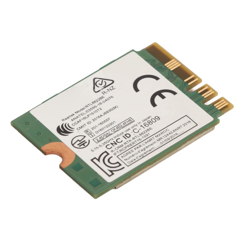 RTL8822BE Network Card 01AX712 433Mbps WiFi Bluetooth 4.0 M.2 NGFF