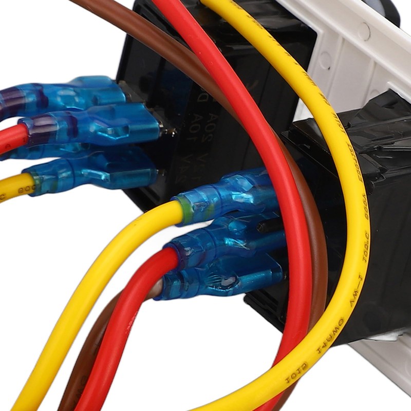 Panel de Interruptor de Inodoro Marino, Impermeable DC12 24V RV