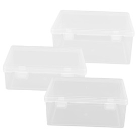 ibasenice Game Card Box Trading Card Organizer Baseball Card Storage Craft Storage Box Jewelry Storage Box Card Holder for Playing Card