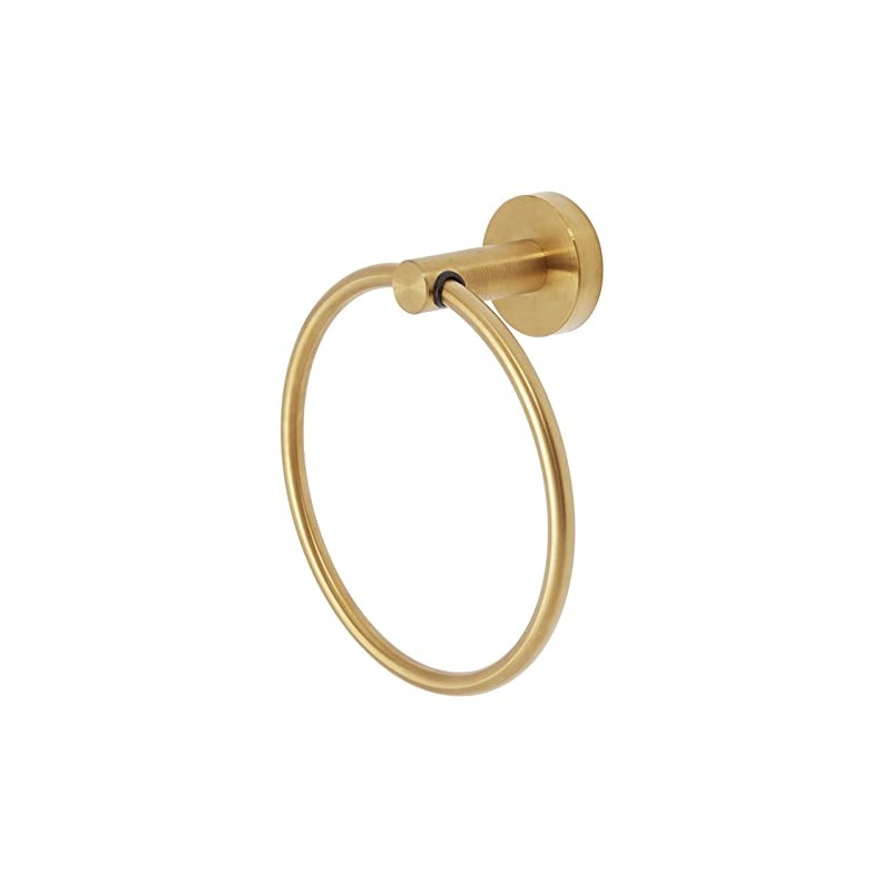 Brushed Brass Towel Ring