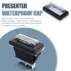 Innfeeltech 3 Pcs Mini Rocker Switch Black KCD3-101 3 Pin